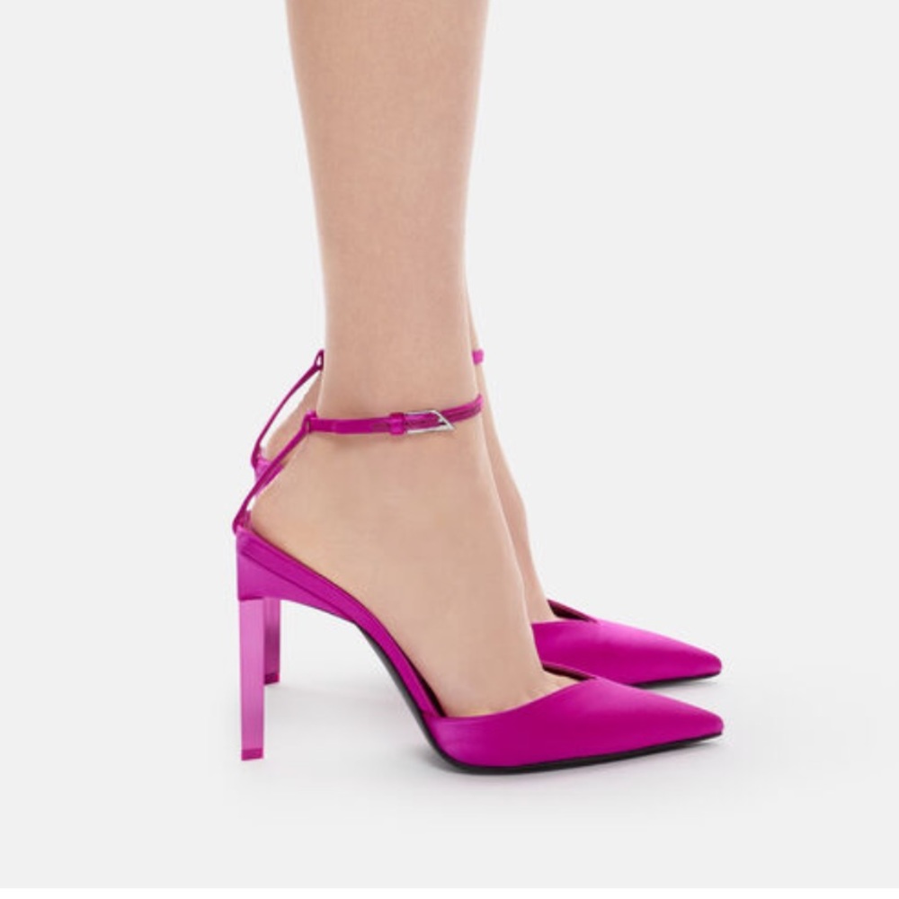 The Attico Satin Pumps